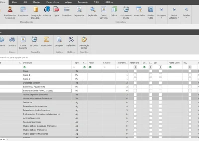 Octa Gest - Módulo Contabilidade (Ecrã)